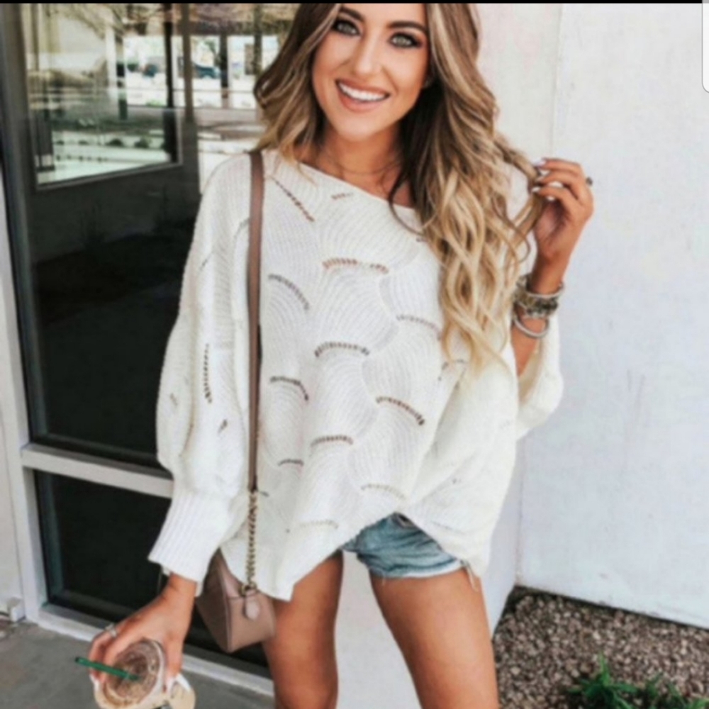 Dolman knit sweater